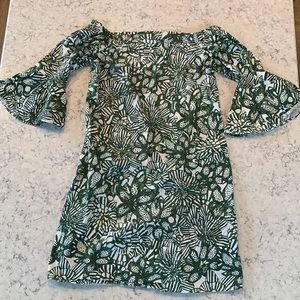 Off The Shoulder Tropical Beachy H&M Dress